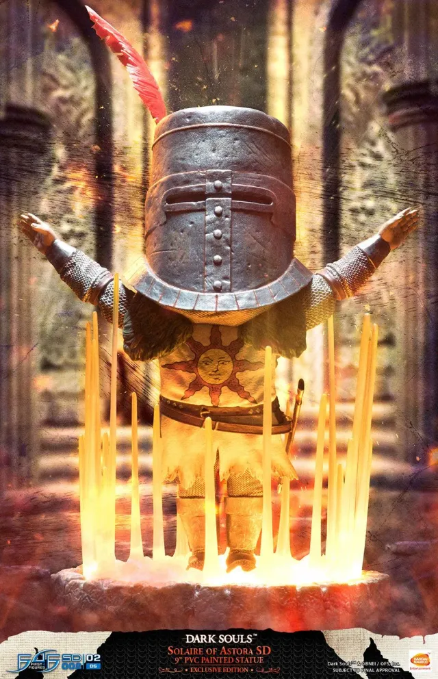 First 4 Figures Dark Souls Solaire SD statuetă Exclusive LED 23 cm