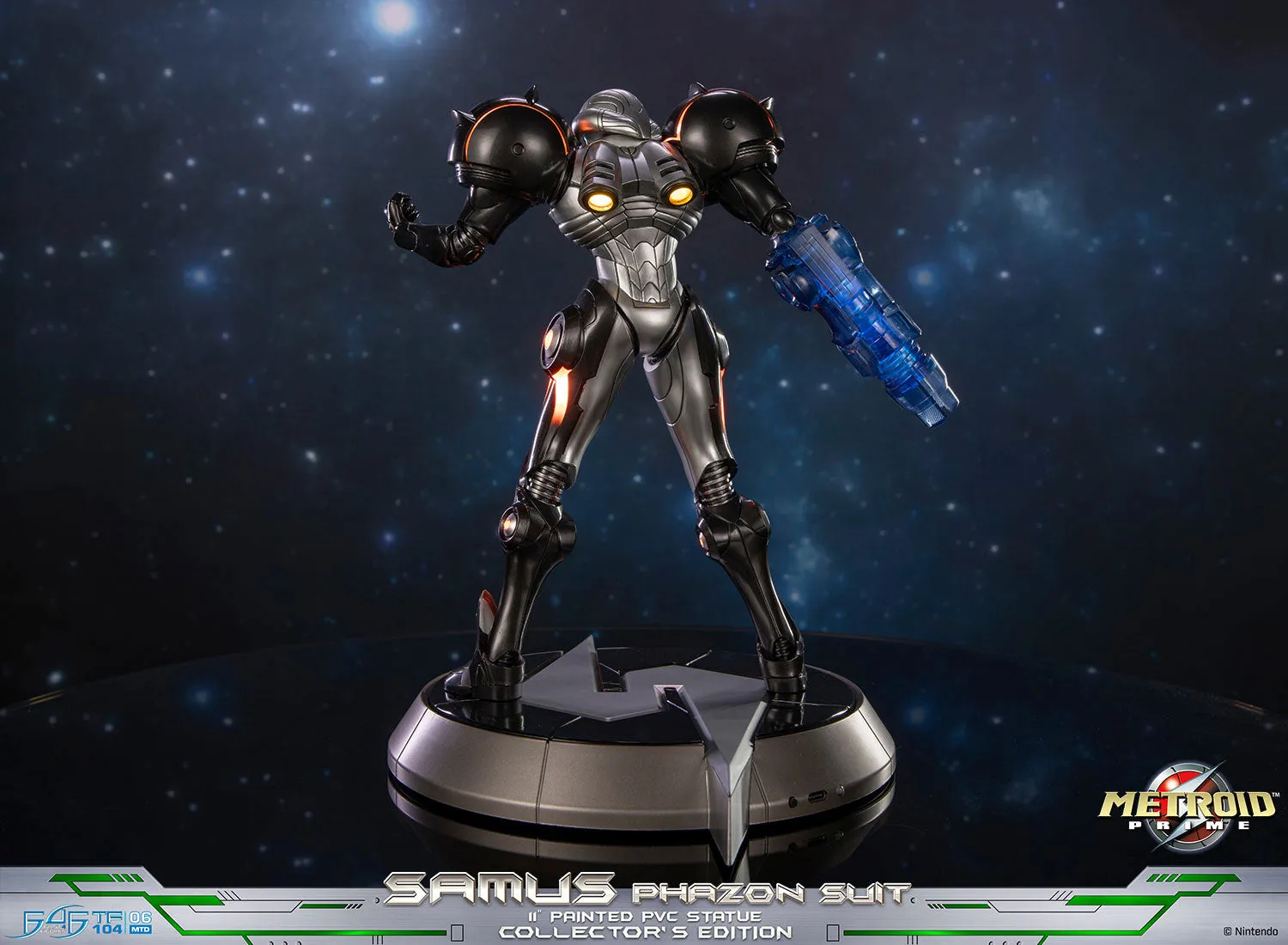 First 4 Figures Metroid Prime Samus Phazon Suit figurină Collector LED