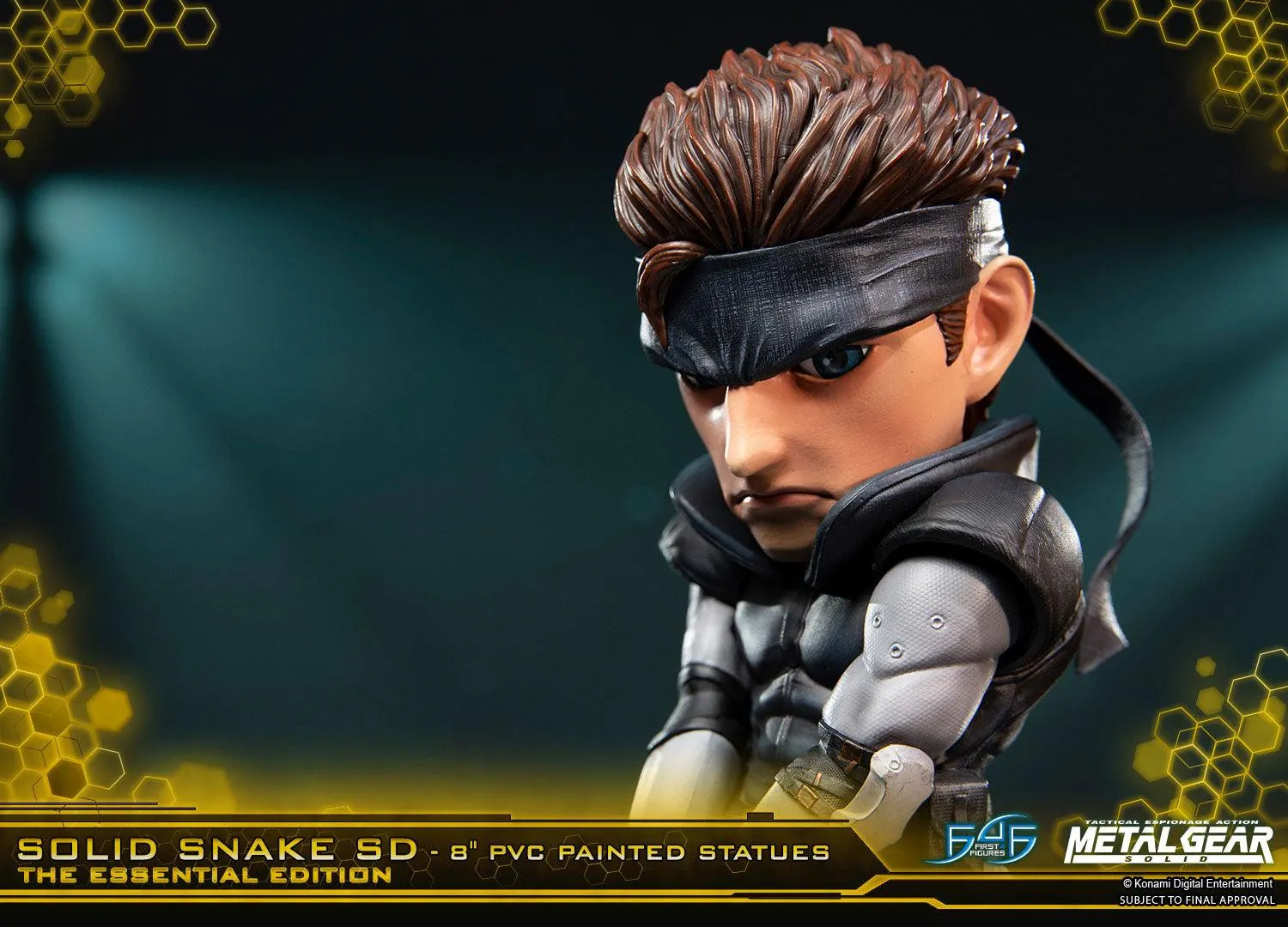First 4 Figures Metal Gear Solid Snake SD Essential figurina