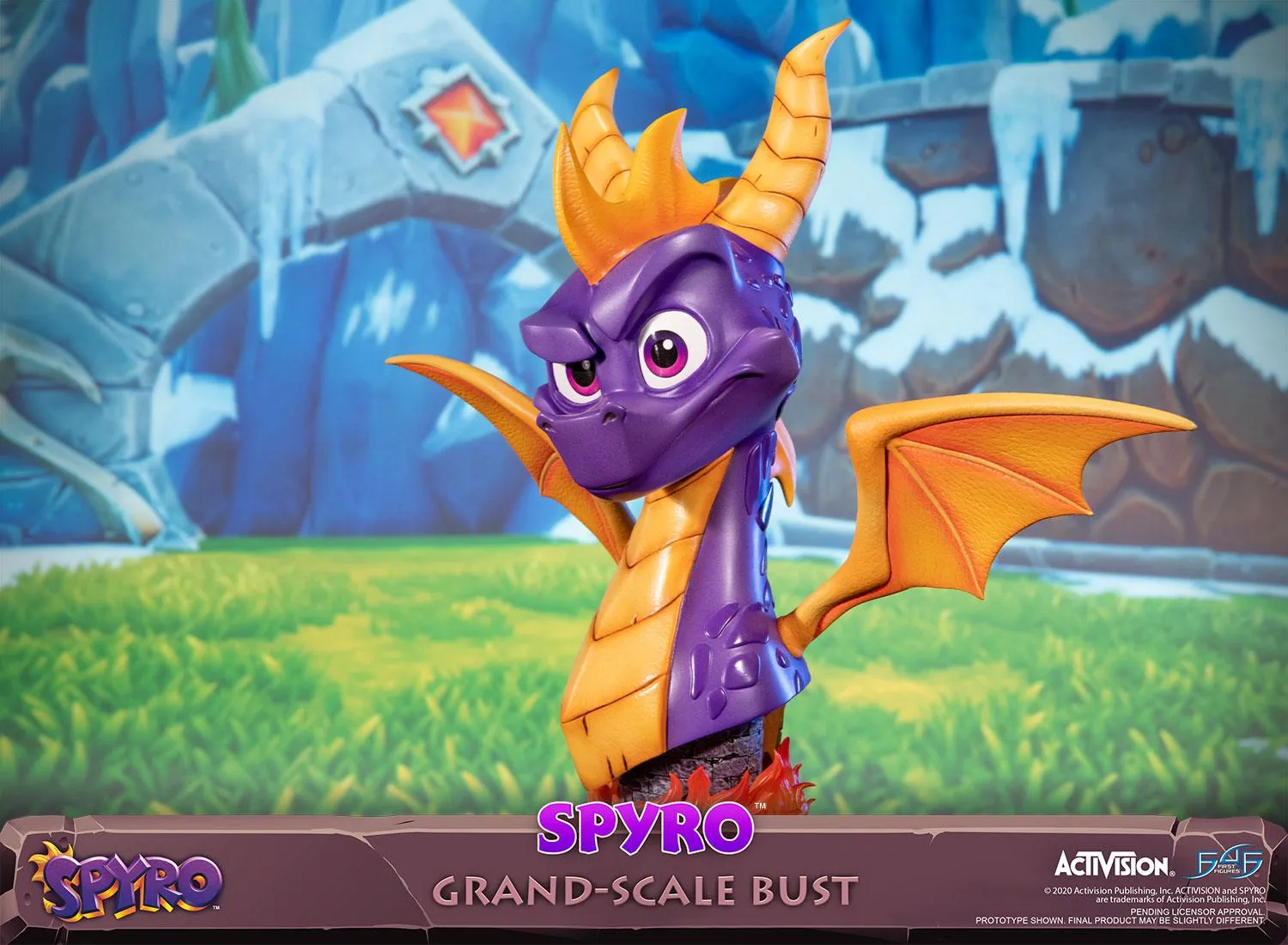 First 4 Figures Spyro bust Grand-Scale Standard cu flacari