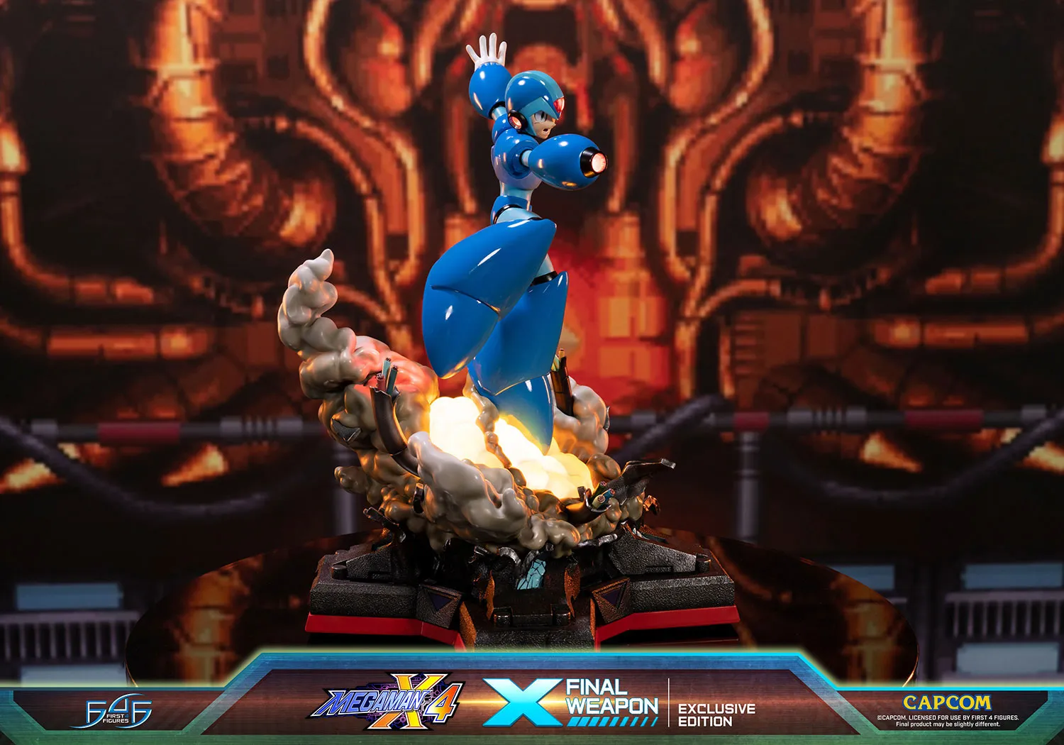 First 4 Figures Mega Man X4 Final Weapon statuetă Exclusive LED