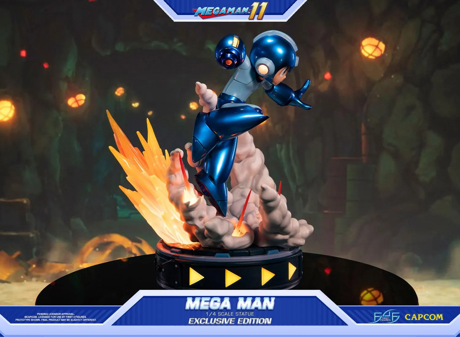 First 4 Figures Mega Man 11 statuetă Exclusive LED rășină