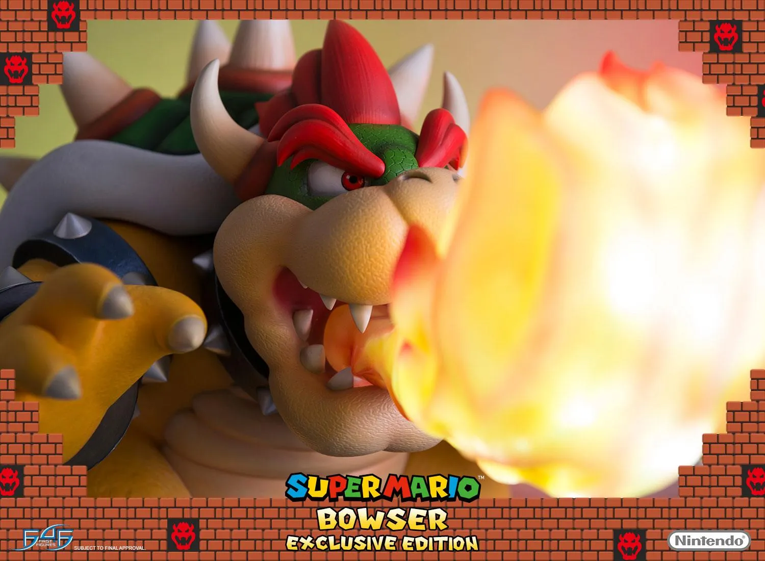 First 4 Figures Super Mario Bowser statueta Exclusive 49 cm