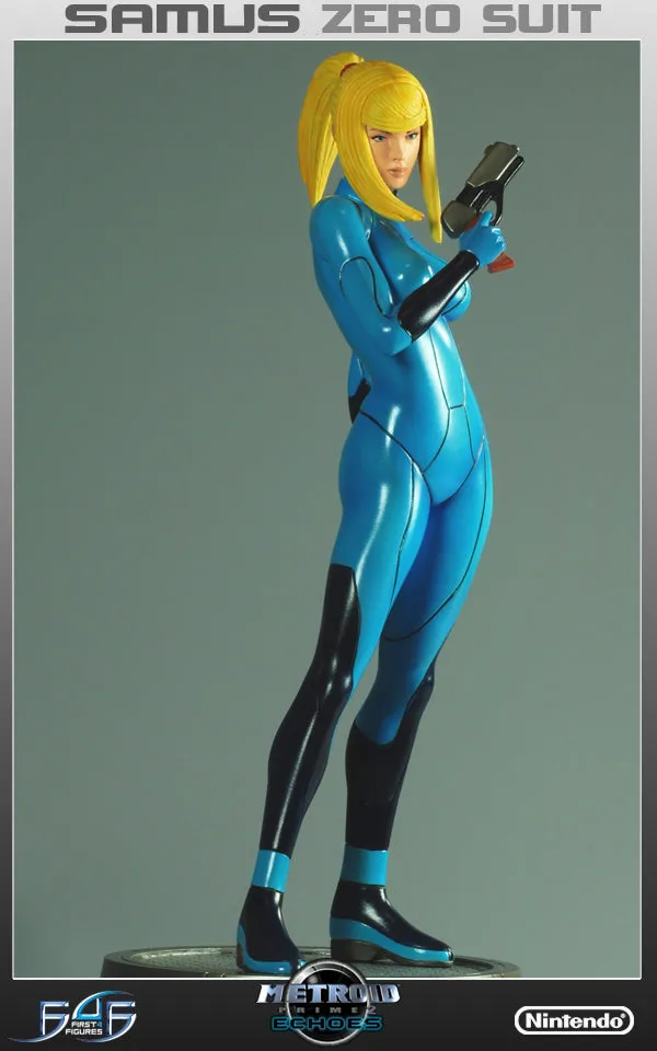 First 4 Figures Metroid Zero Suit Samus statueta Exclusive