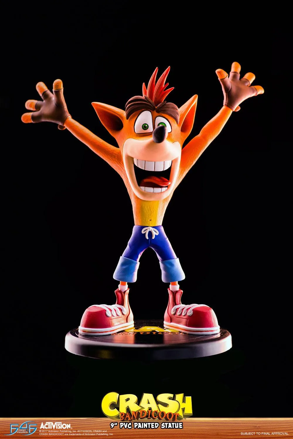 First 4 Figures Crash Bandicoot Crash statueta Standard PVC 22.8cm