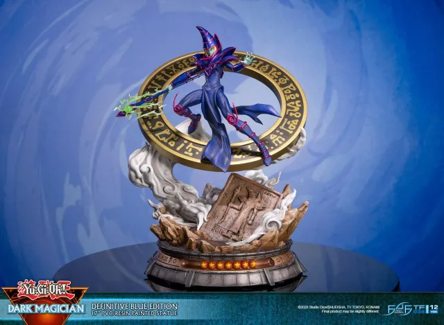First 4 Figures Yu-Gi-Oh Dark Magician statueta Definitive Blue