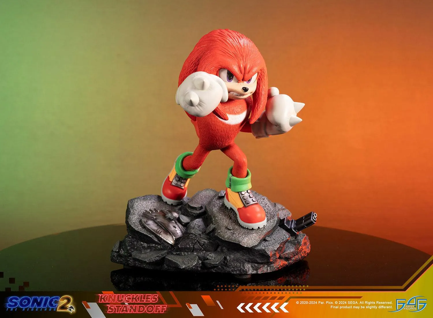 First 4 Figures Sonic 2 Knuckles Standoff statueta rasina