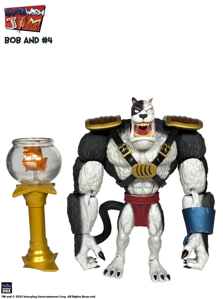 Premium DNA Earthworm Jim set complet 4 figurine
