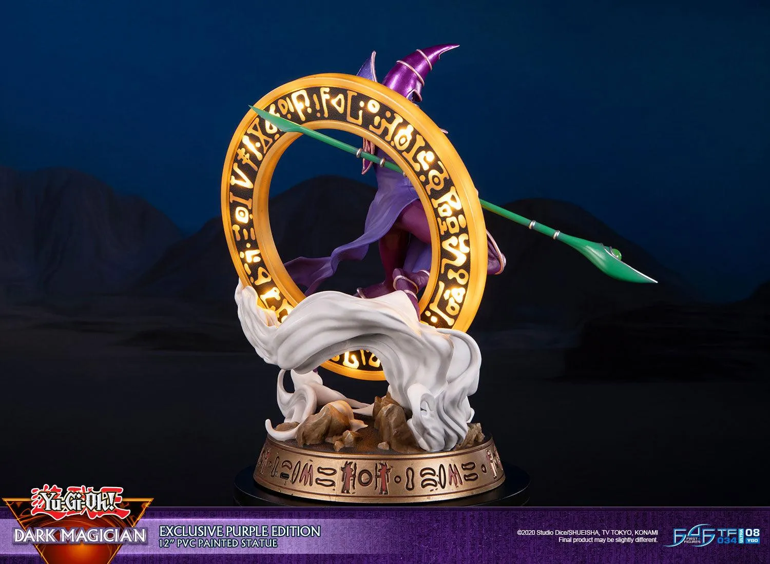 First 4 Figures Yu-Gi-Oh Dark Magician statueta PVC Purple Exclusive