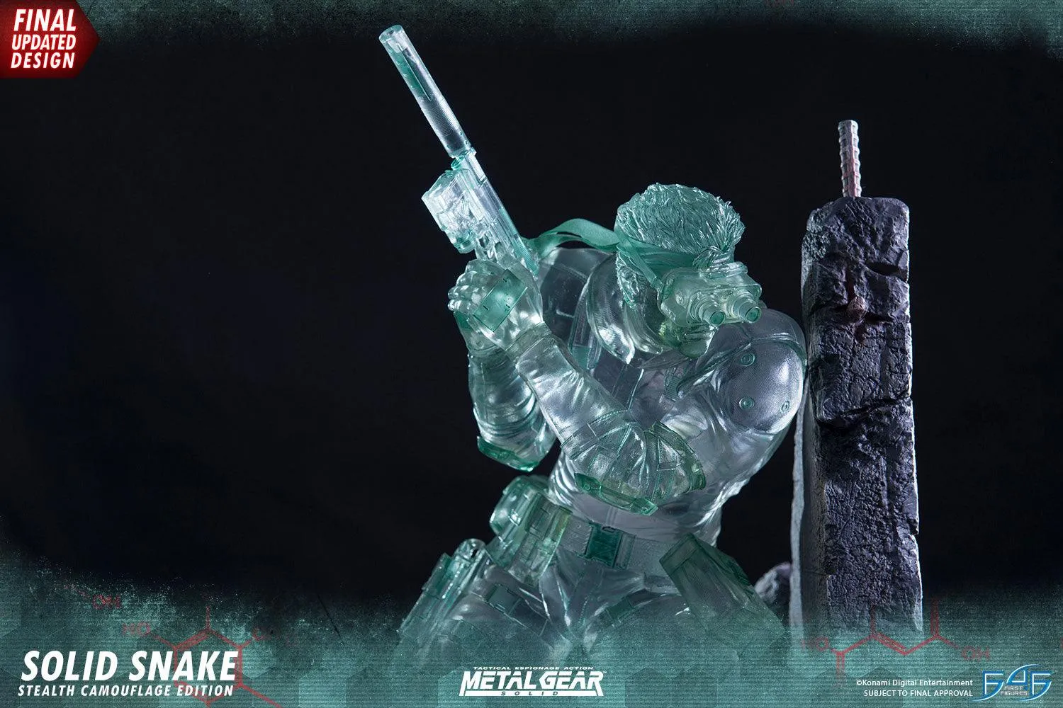 First 4 Figures Metal Gear Solid Snake statueta stealth