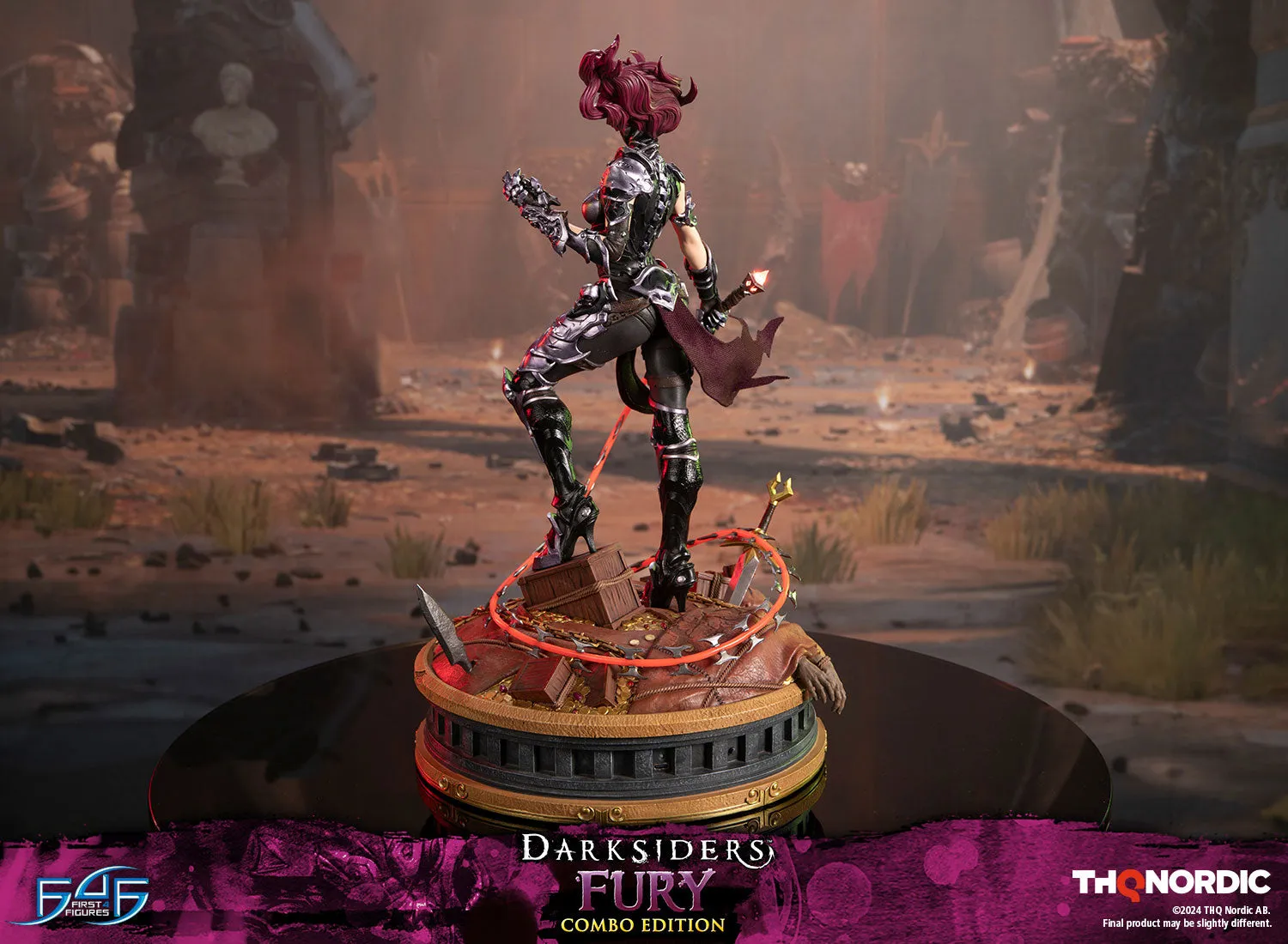 First 4 Figures Darksiders Fury statueta Combo LED 45cm