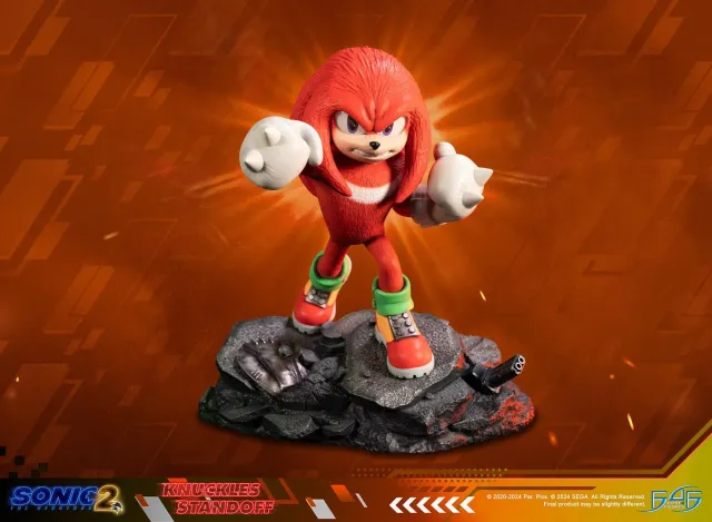 First 4 Figures Sonic 2 Knuckles Standoff statueta rasina