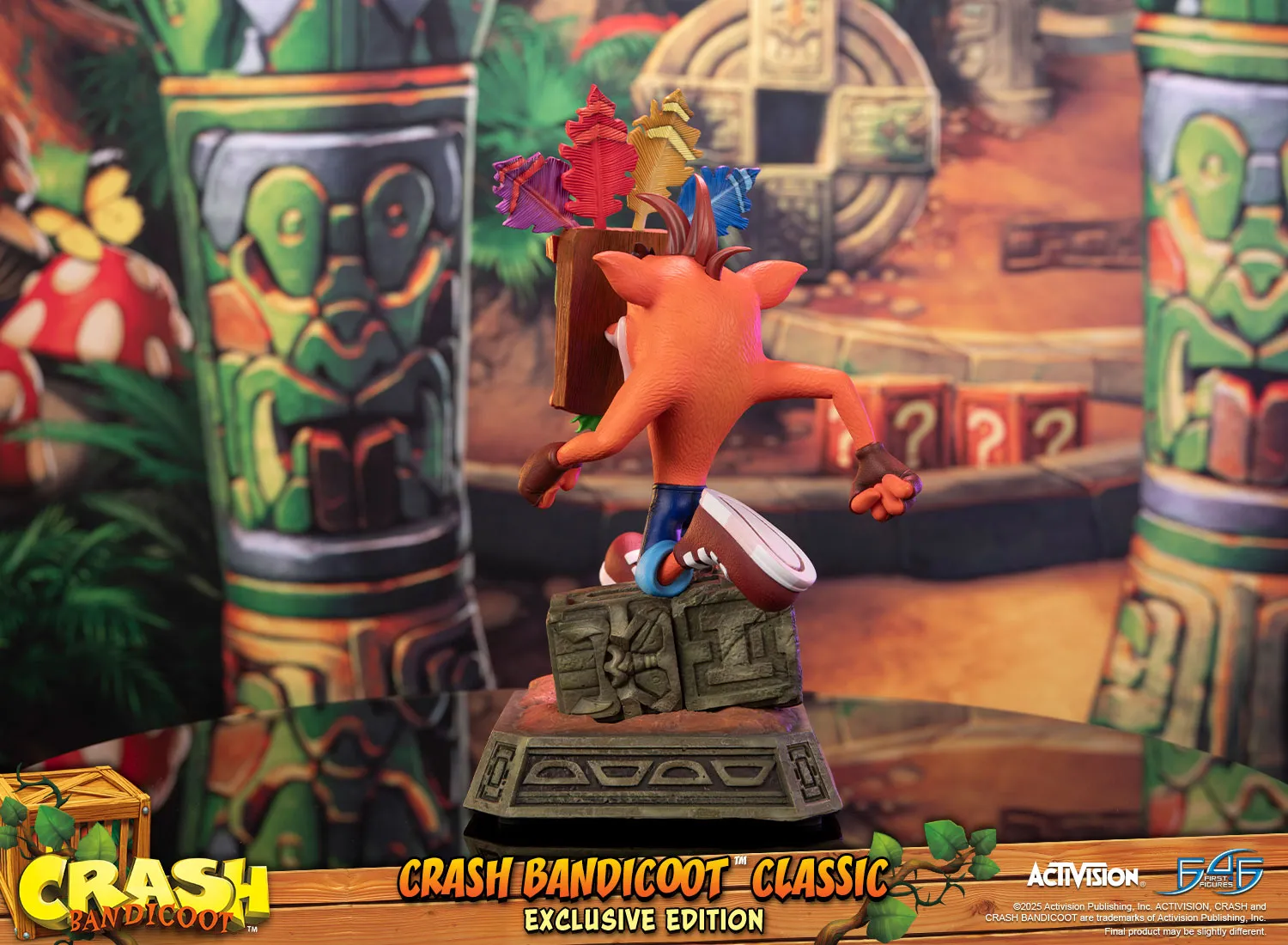 First 4 Figures Crash Classic statueta exclusiva Aku Aku