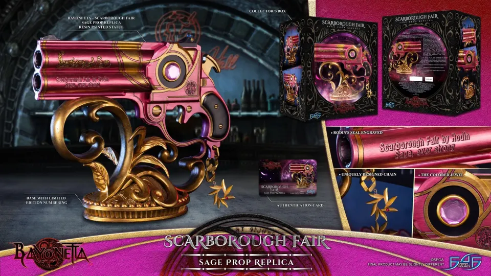 First 4 Figures Bayonetta Sage replica pistol Standard roz