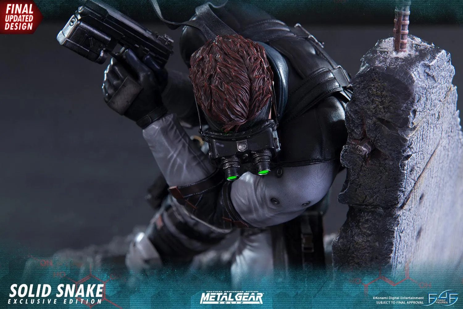 First 4 Figures Metal Gear Solid Solid Snake statuetă Exclusive LED