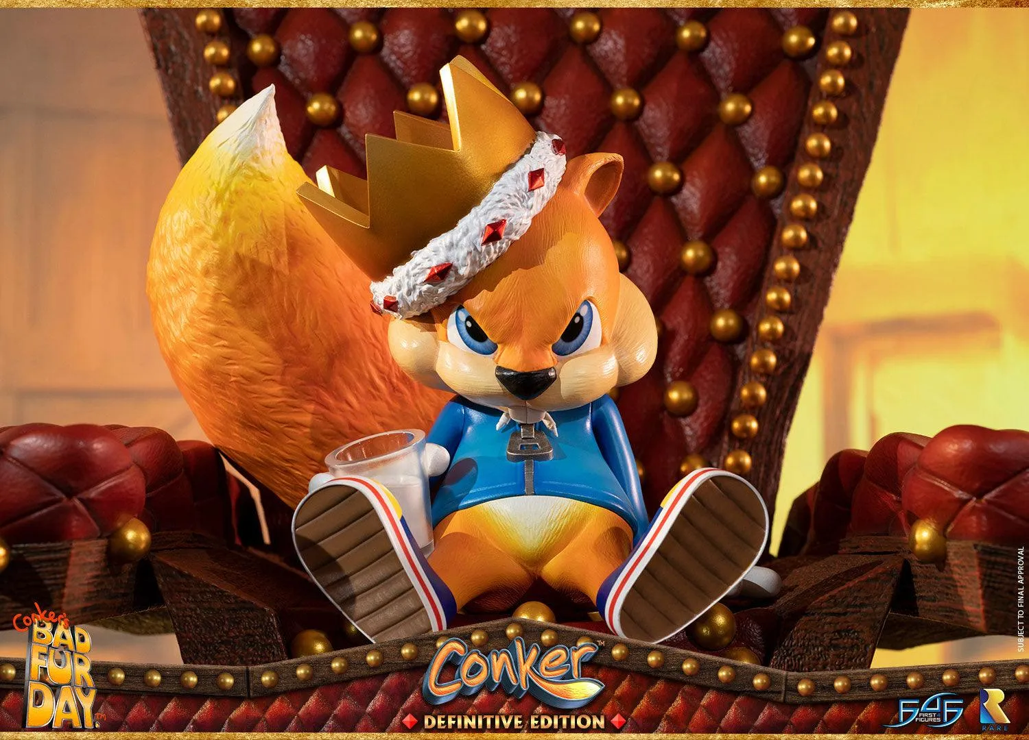 First 4 Figures Conker's Bad Fur Day Conker statuetă Definitive Edition
