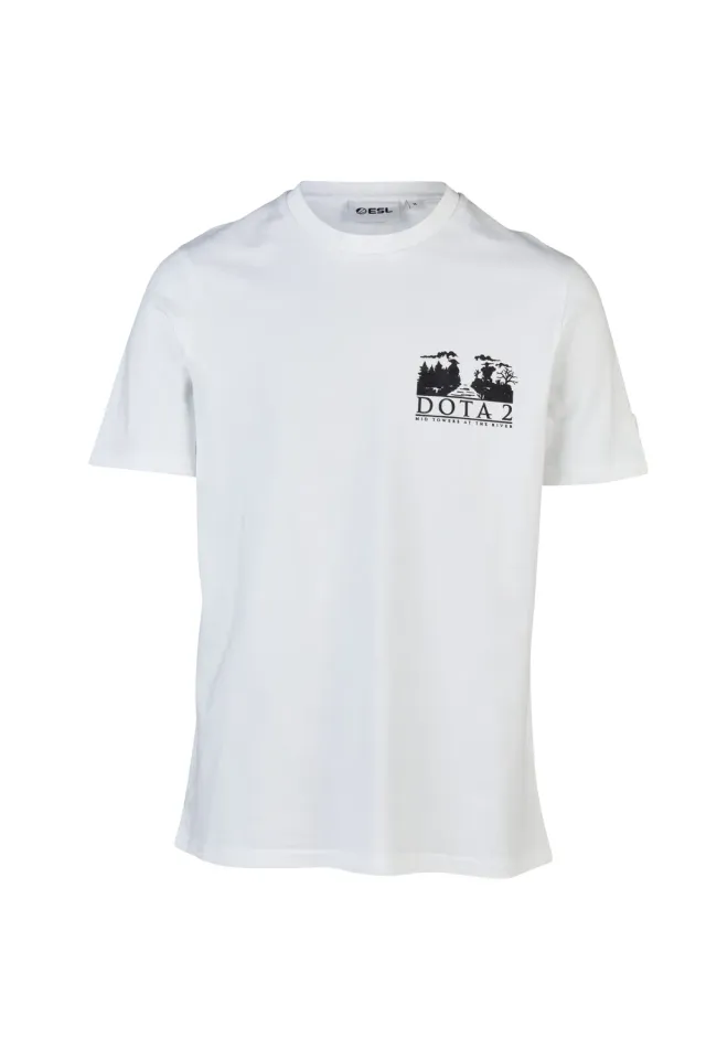 ESL Dota 2 Talent Tree tricou alb bumbac greu