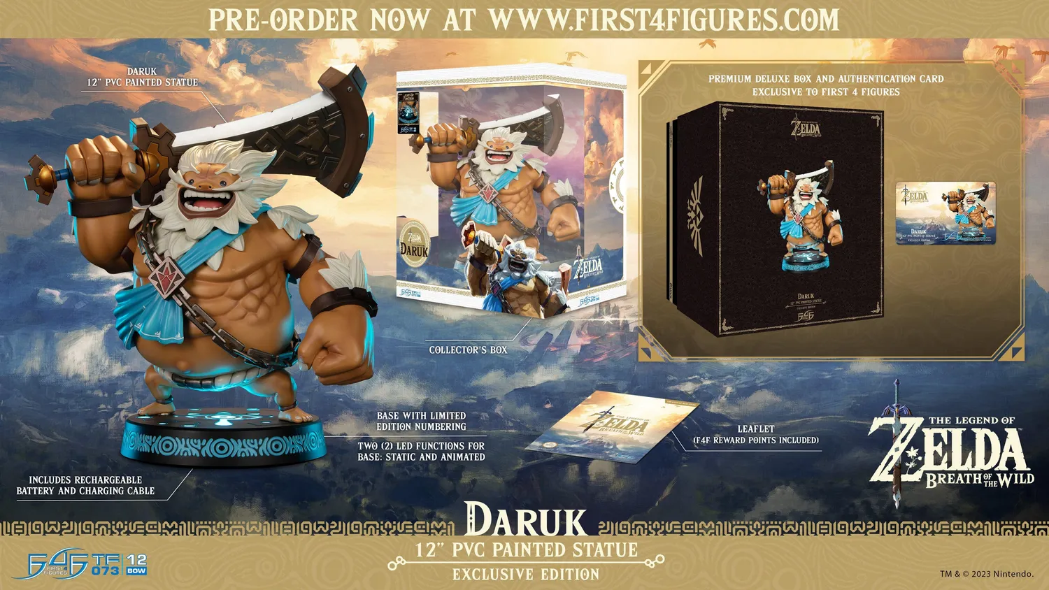 First 4 Figures Zelda Daruk Exclusive statuetă PVC LED