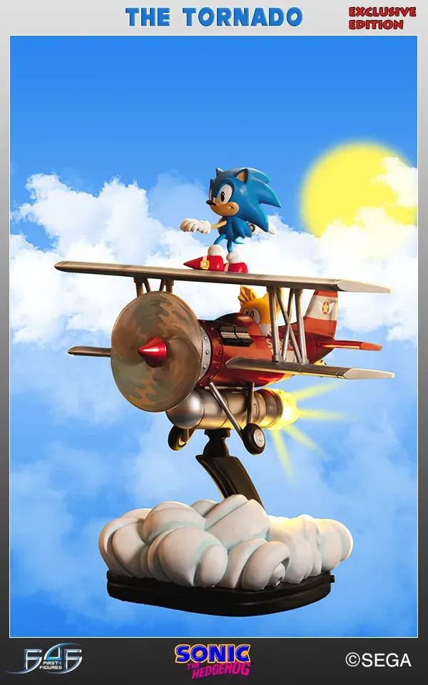First 4 Figures Sonic Tornado dioramă avion Exclusive cu LED