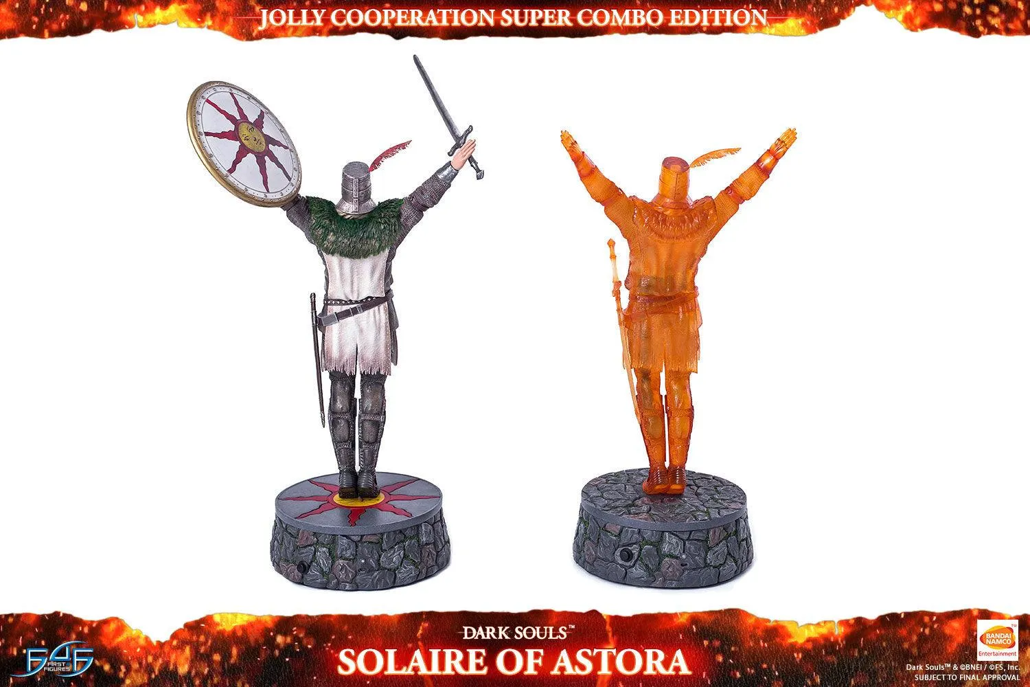 First 4 Figures Dark Souls Solaire statuetă Super Combo 2-pack