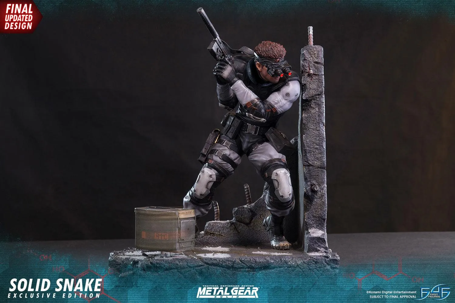 First 4 Figures Metal Gear Solid Solid Snake statuetă Exclusive LED