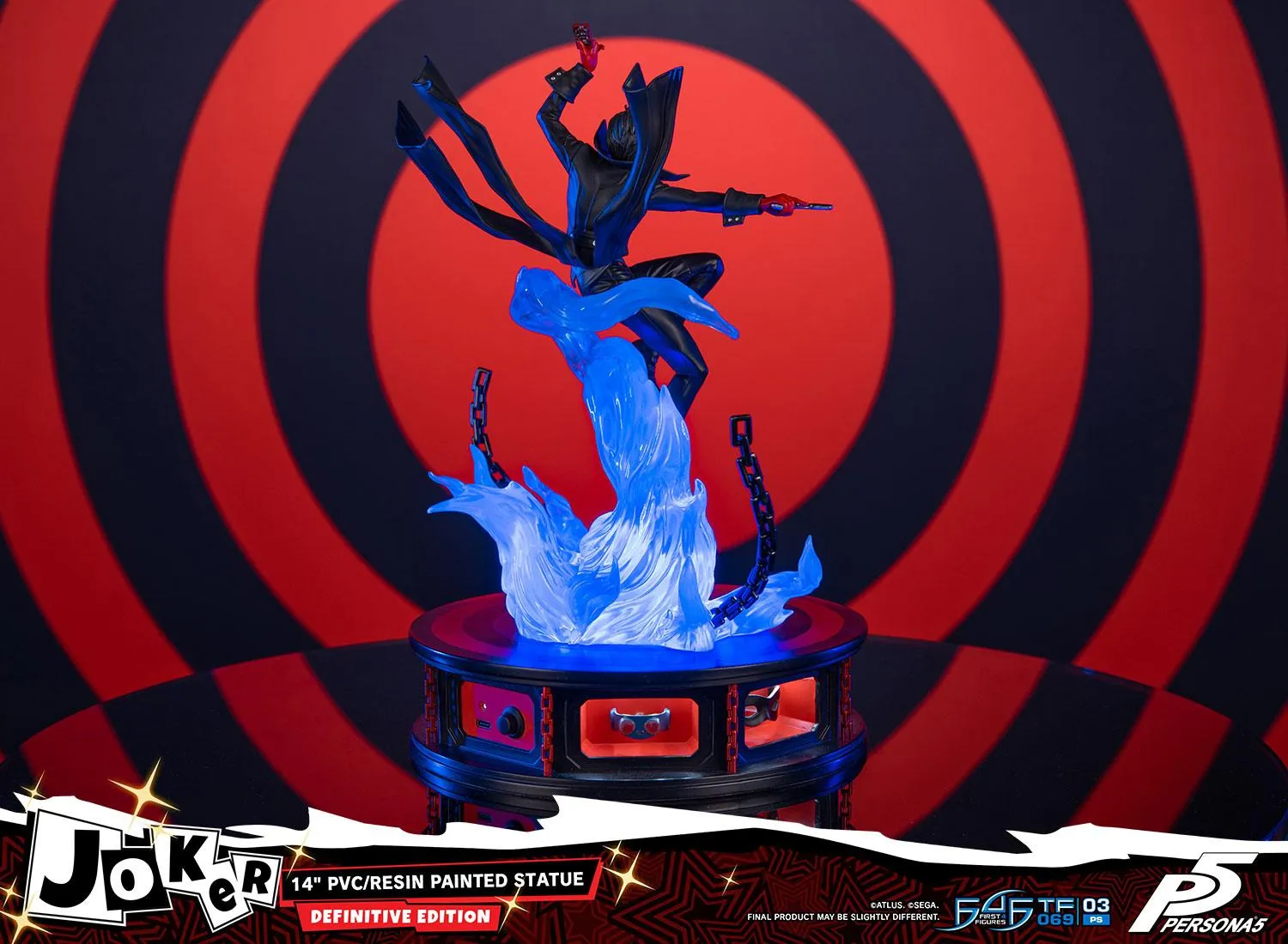 First 4 Figures Persona 5 Joker statuetă PVC Definitive LED