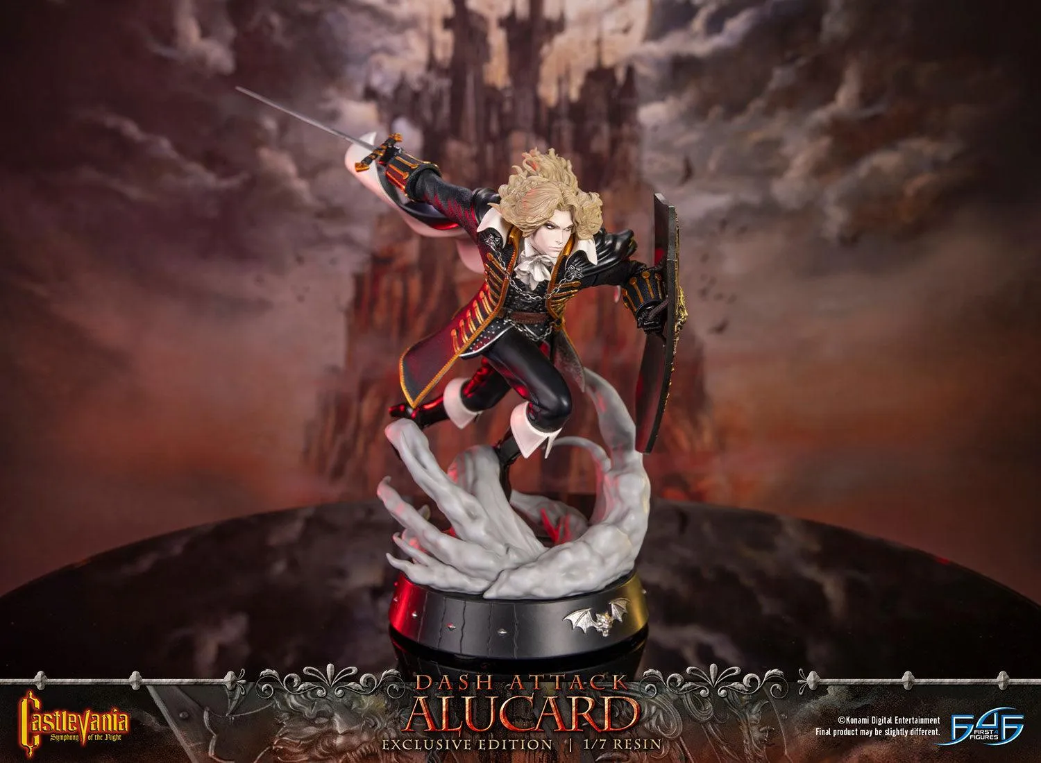 First 4 Figures Castlevania Alucard Dash Attack statueta scut
