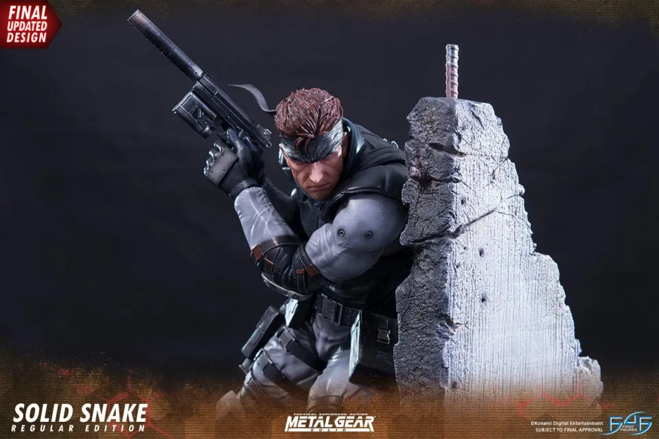 First 4 Figures Metal Gear Solid Snake statueta Regular 2 capete