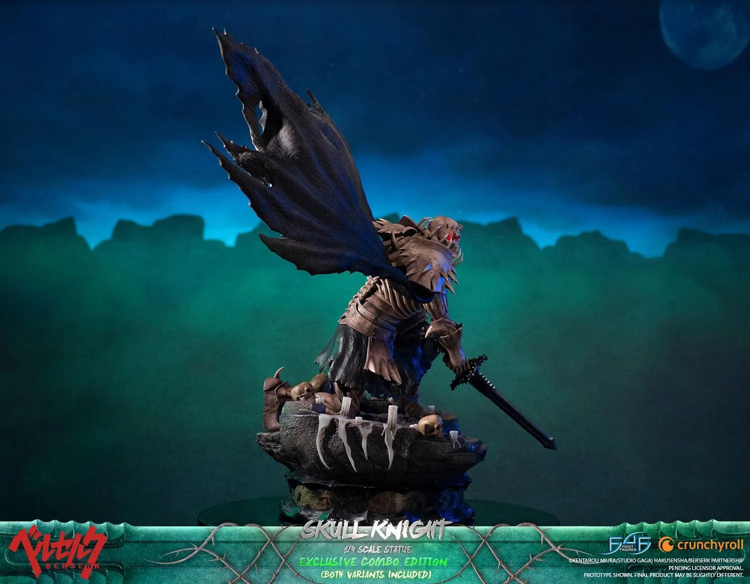 First 4 Figures Berserk Skull Knight statuetă combo exclusiv 2 buc