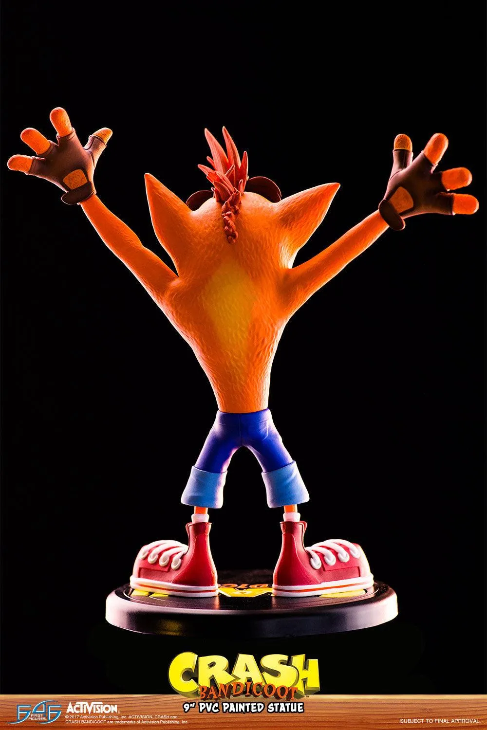 First 4 Figures Crash Bandicoot Crash statueta Standard PVC 22.8cm