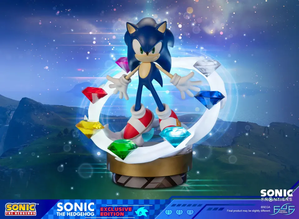 First 4 Figures Sonic Frontiers Sonic statuetă rășină exclusivă LED