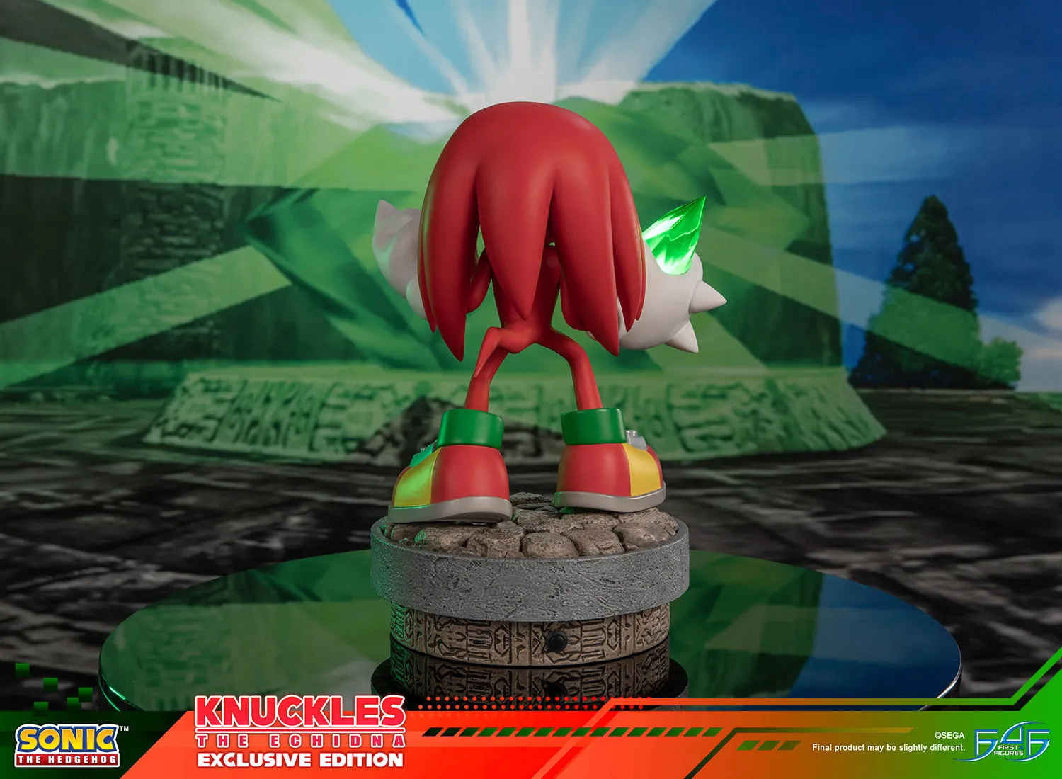 First 4 Figures Sonic Knuckles statuetă Exclusive Edition LED