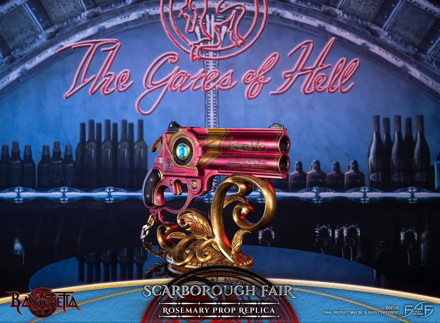 First 4 Figures Bayonetta Rosemary replică pistol Standard Edition rășină