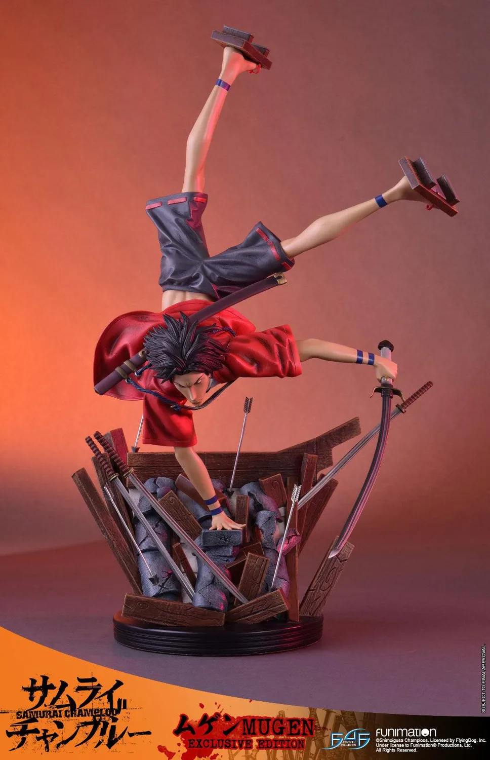 First 4 Figures Samurai Champloo Mugen statuetă Exclusive