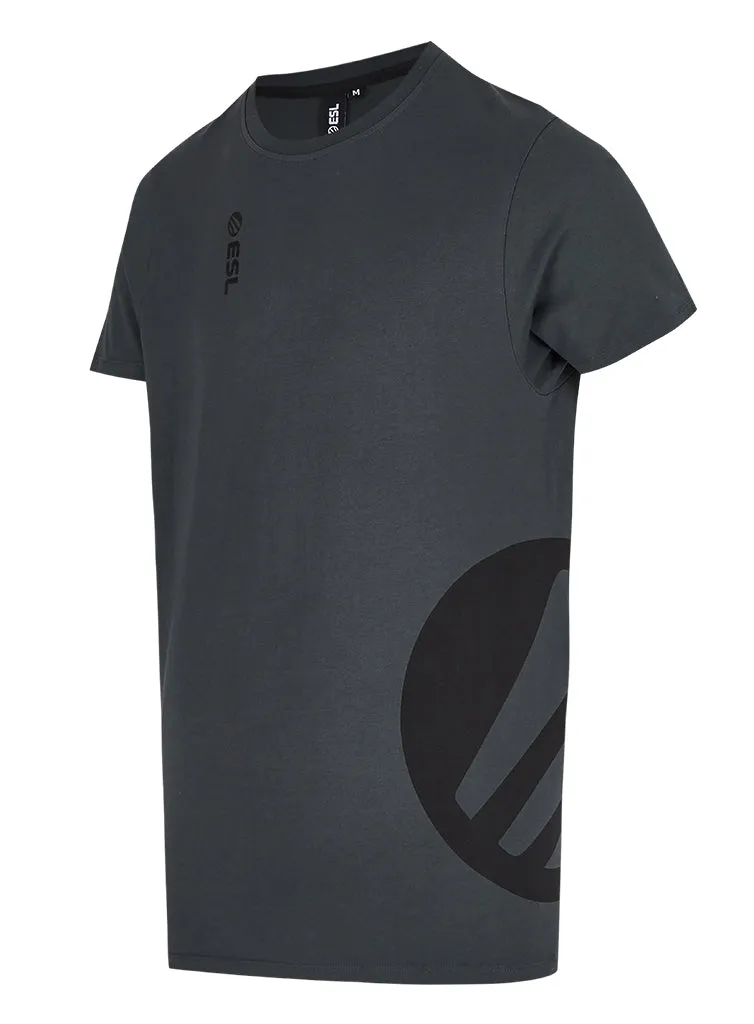 ESL Monochrome tricou Negru wrap-around bumbac