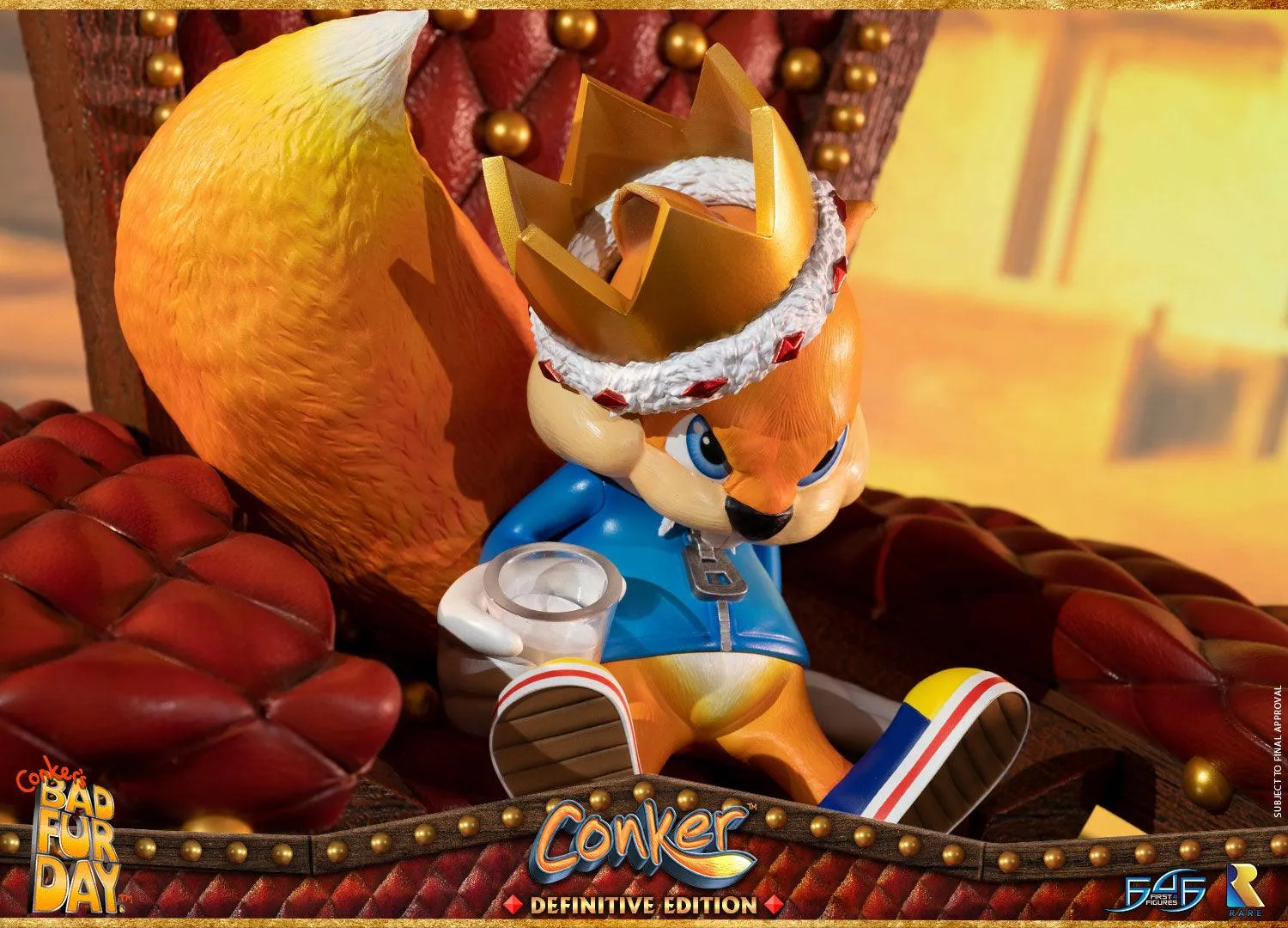 First 4 Figures Conker's Bad Fur Day Conker statuetă Definitive Edition