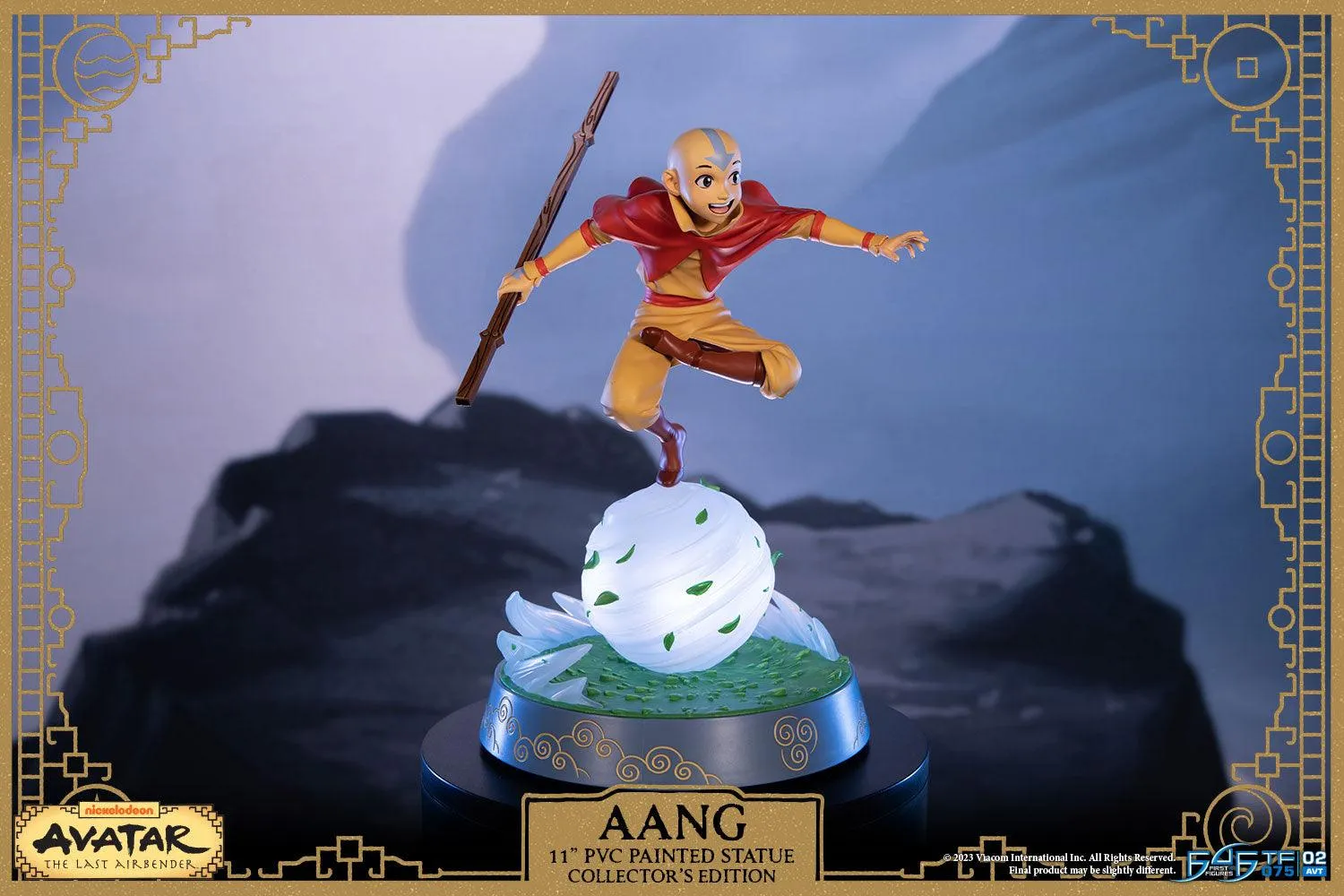 First 4 Figures Avatar Aang statuetă Collector's Edition LED