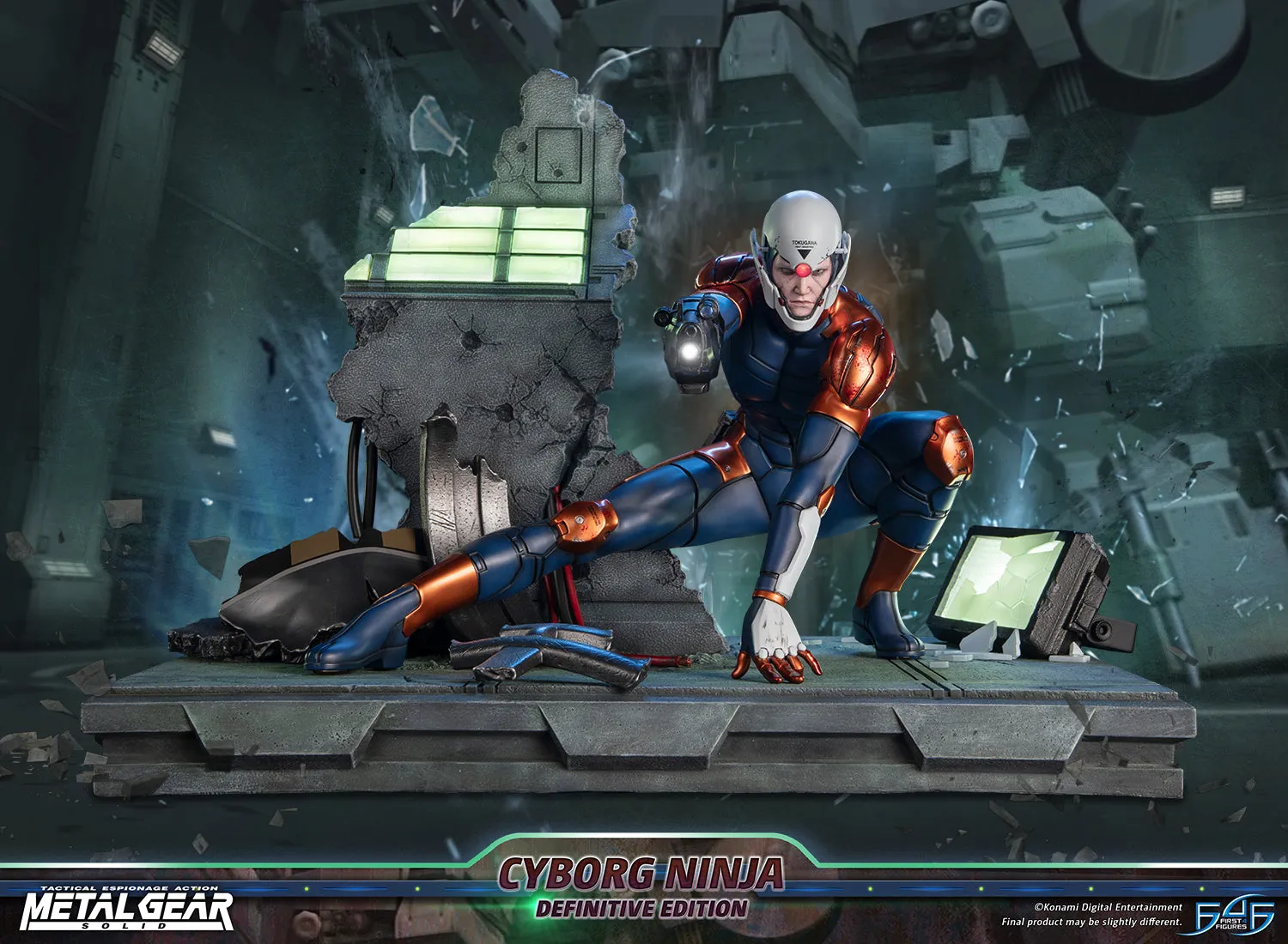 First 4 Figures Metal Gear Solid Gray Fox statuetă rășină Definitive