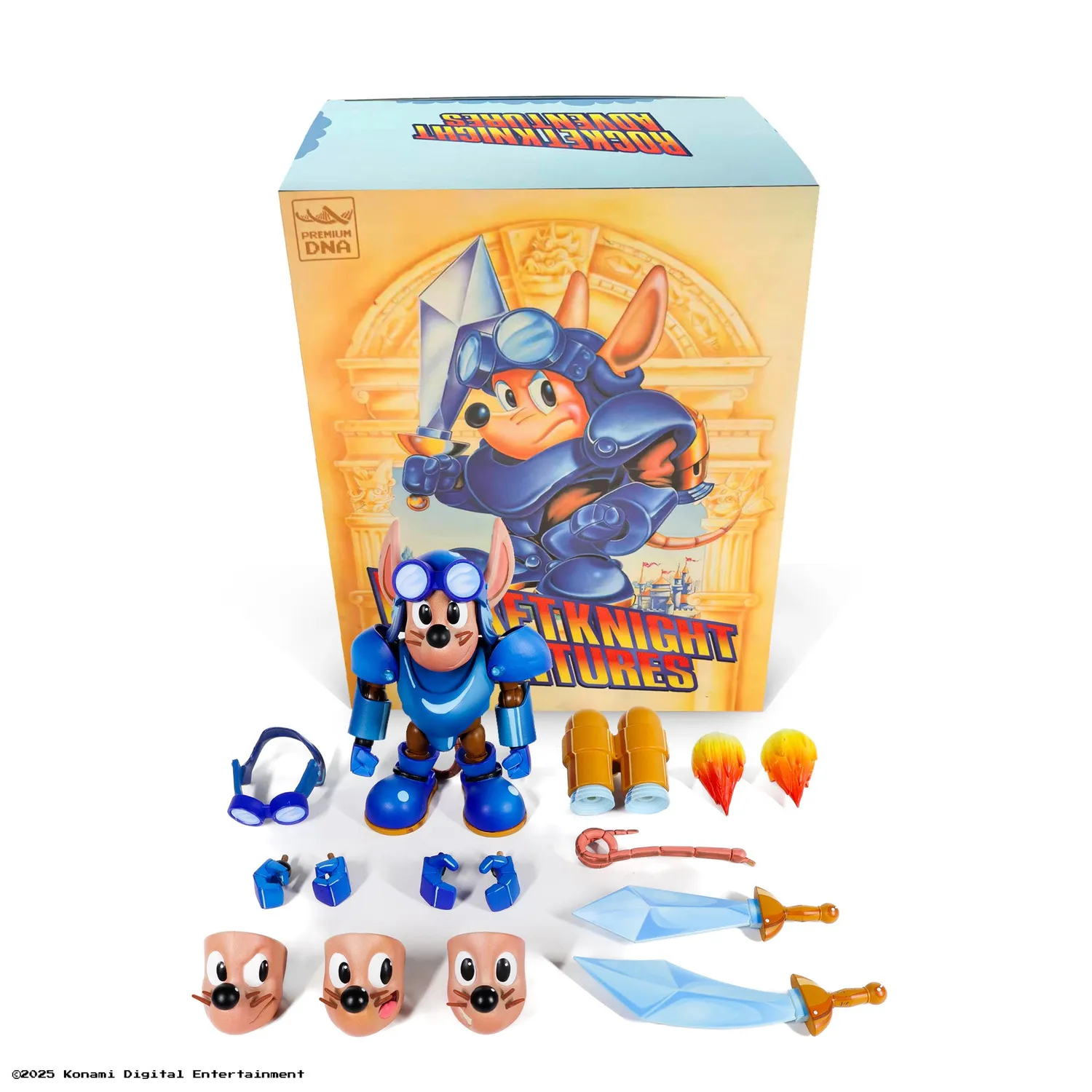 Premium DNA Rocket Knight Sparkster figurina 11cm standard