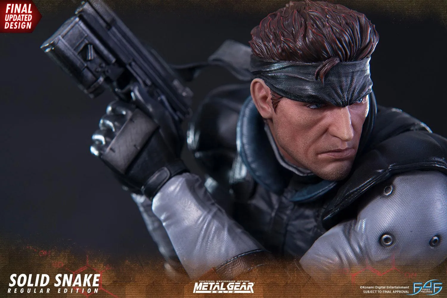 First 4 Figures Metal Gear Solid Snake statueta Regular 2 capete