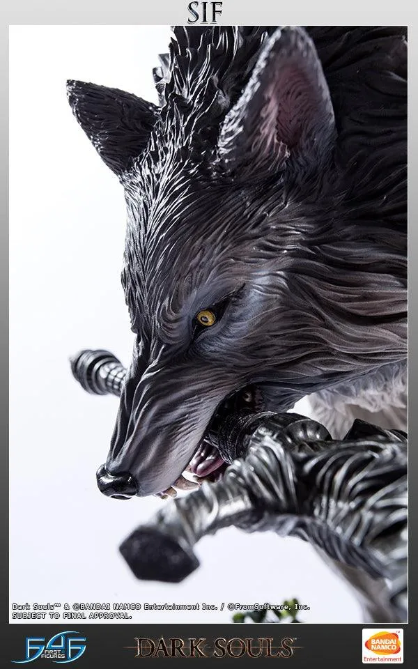 First 4 Figures Dark Souls Sif Great Grey Wolf statueta rasina 63 cm