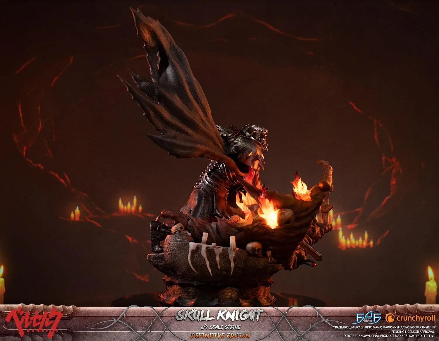 First 4 Figures Berserk Skull Knight Definitive statuetă LED