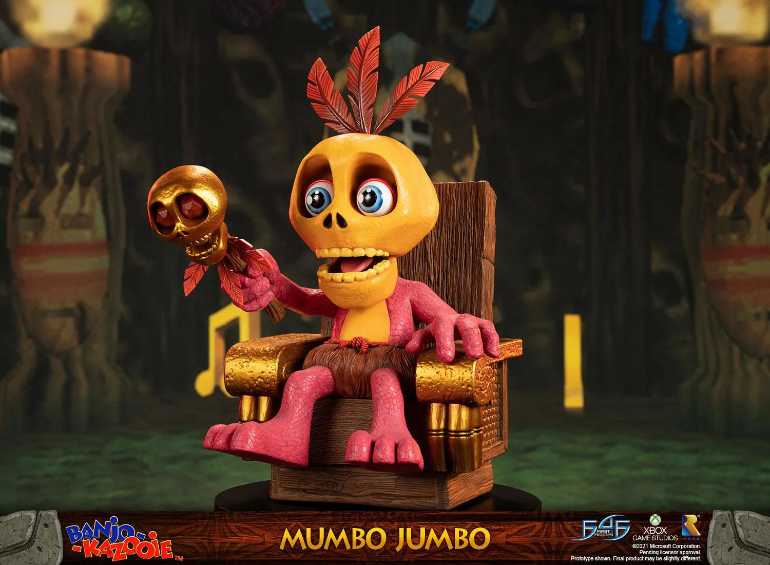 First 4 Figures Banjo-Kazooie Mumbo Jumbo statueta Standard rasina