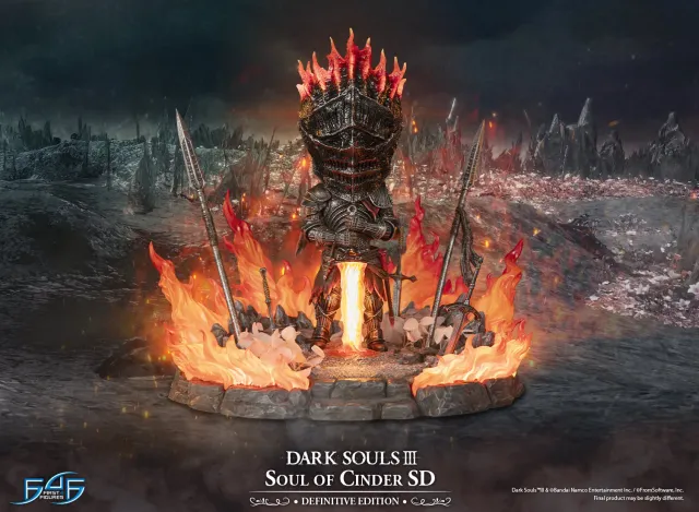 First 4 Figures Dark Souls Soul of Cinder SD statuetă Definitive LED