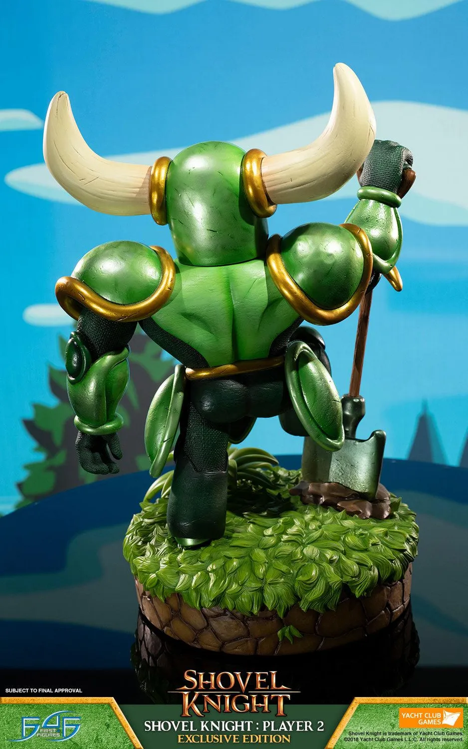 First 4 Figures Shovel Knight Player 2 statuie Exclusive Edition rasina