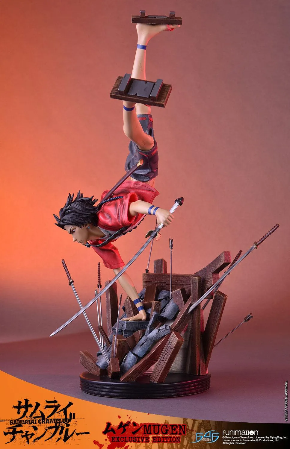 First 4 Figures Samurai Champloo Mugen statuetă Exclusive