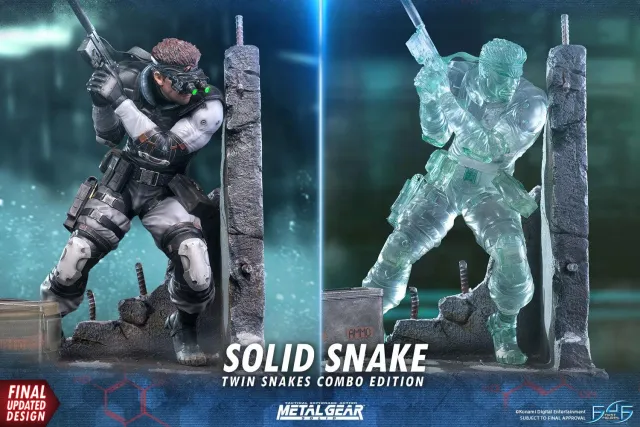 First 4 Figures Metal Gear Snake statuetă Twin Snakes Combo