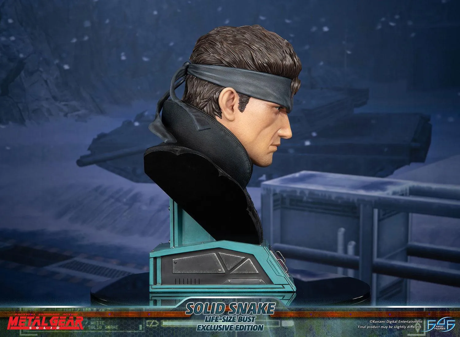 First 4 Figures Metal Gear Solid Snake bust Exclusive natural