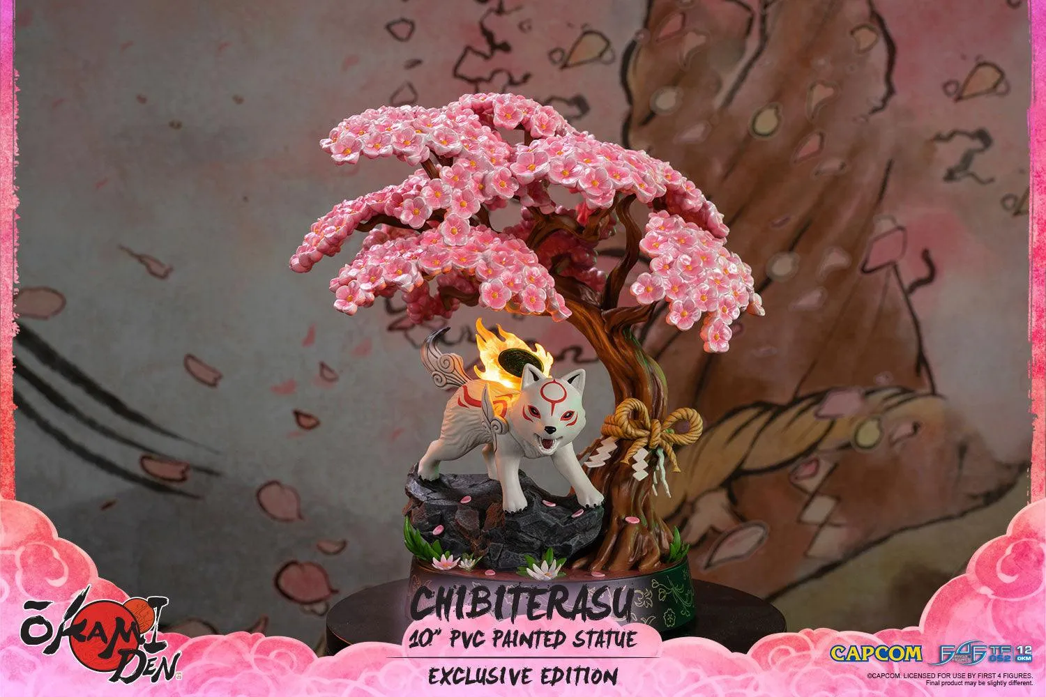 First 4 Figures Okamiden Chibiterasu statueta PVC Exclusive LED