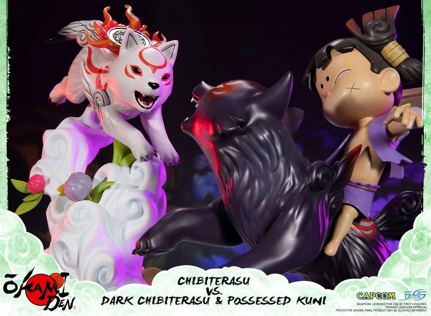 First 4 Figures Okamiden Chibiterasu statueta Standard rasina